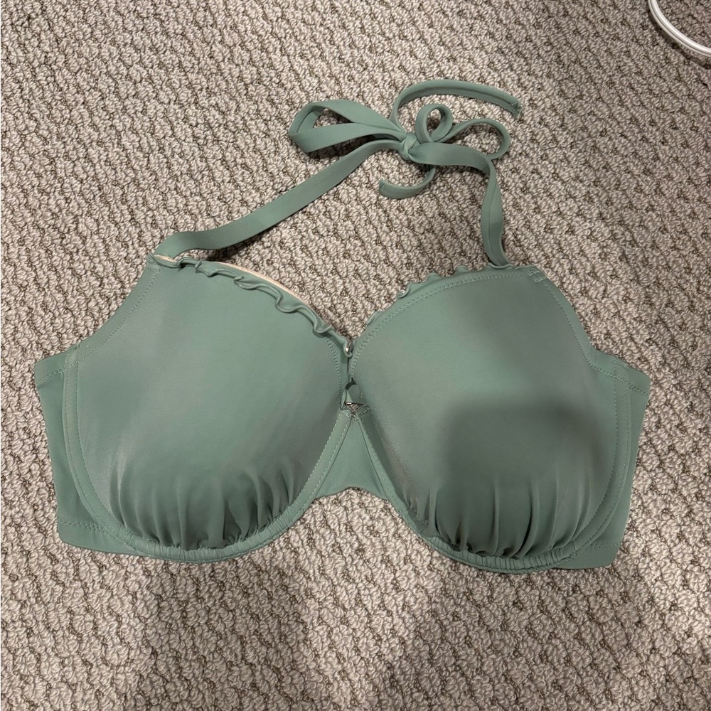 Sage green bikini top